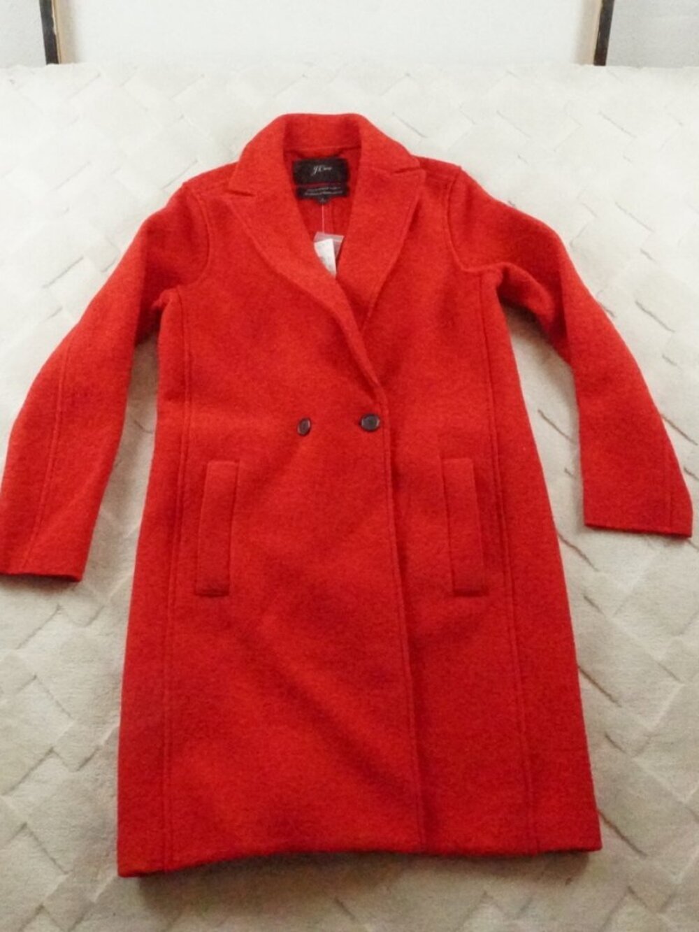 J.Crew Daphne Top Coat Womens 2 in Italian boiled wool $MRSRP228